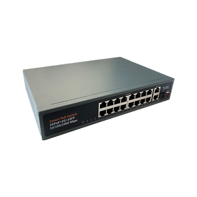 ATEC-POE16L Коммутатор PoE, 220 В, 16 портов