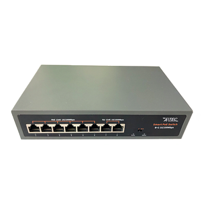 ATEC-POE06L Коммутатор PoE, 100-240 В, 6 портов